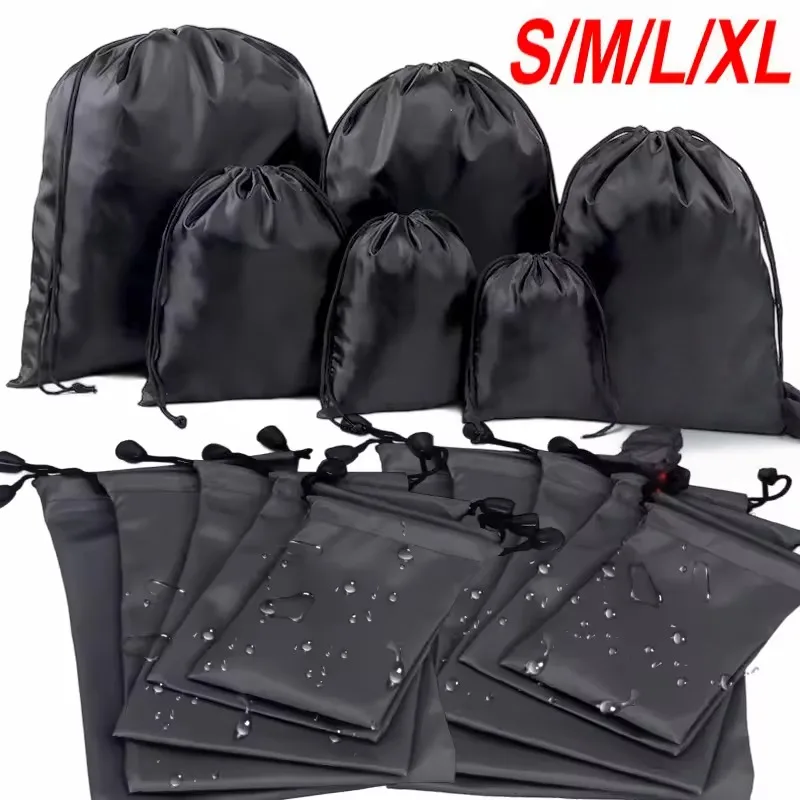 1/2pcs Large Drawstring Bag Waterproof Dustproof Oxford Cloth Storage Pouch for Travel Shoes Clothes Organizer Bag Packing Pouch