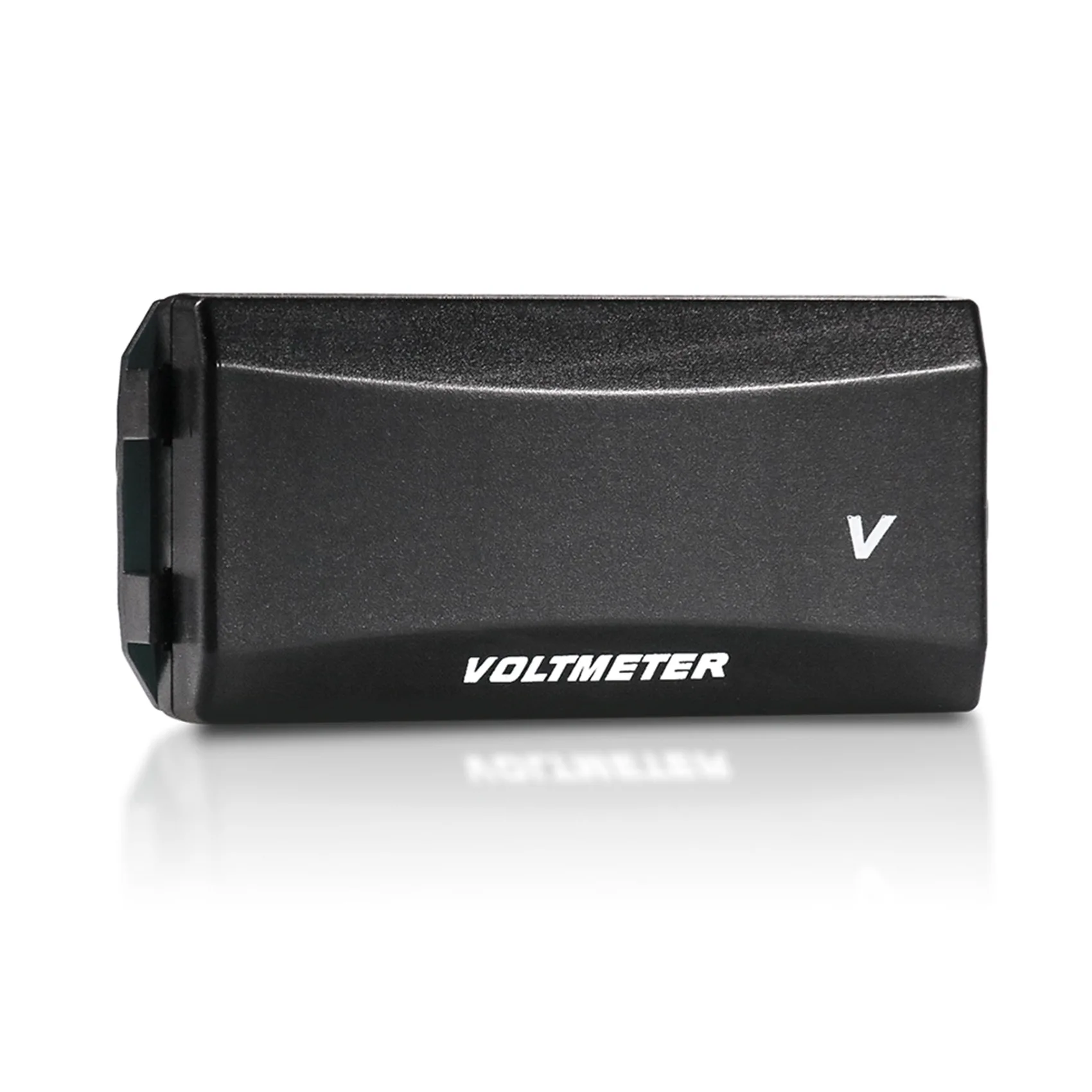 A19Q-Mini woltomierz motocyklowy LED z cyfrowym wyświetlaczem, tester napięcia z zabezpieczeniem przed odwrotnym podłączeniem, 12V-80V