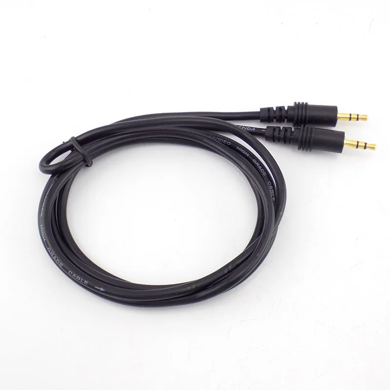 1.5/3/5/10M 3.5mm męski do męskiego Jack Audio Stereo Aux AV Przedłużacz kabla do głośnika audio TV Komputer Laptop odtwarzacz W28