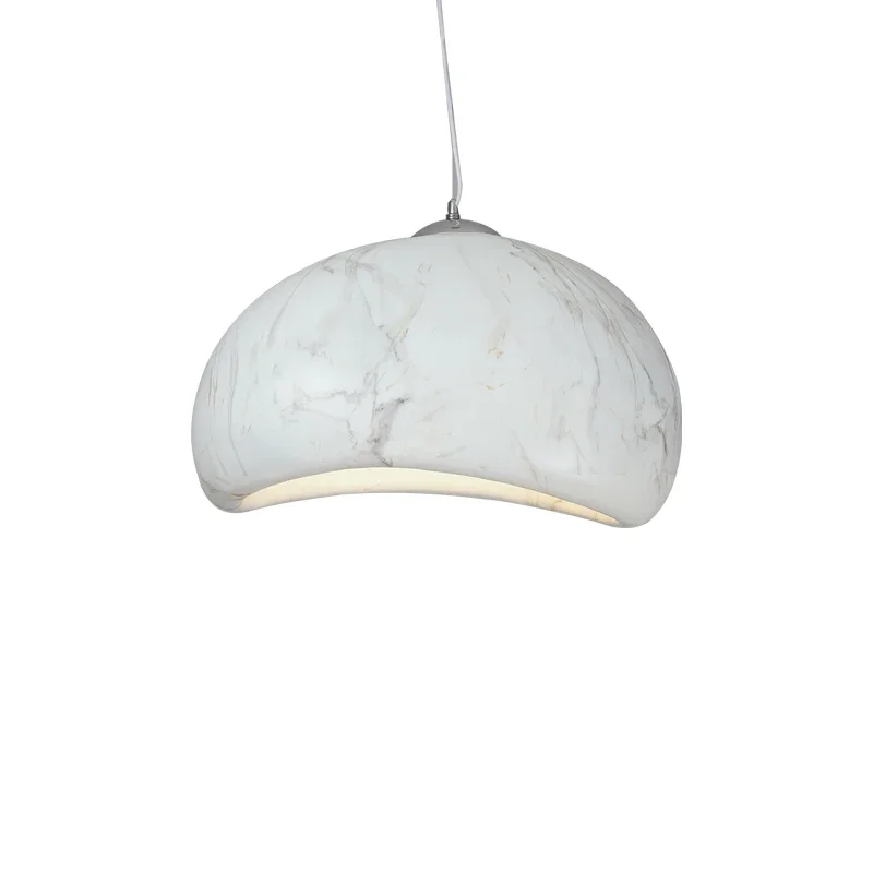 Imagem -06 - Nordic Creative Marble Wabi Sabi Chandelier Lâmpada Pingente de Led Luminária Suspensa Apto para Viver Sala de Jantar Bar Quarto Casa Loft Novo