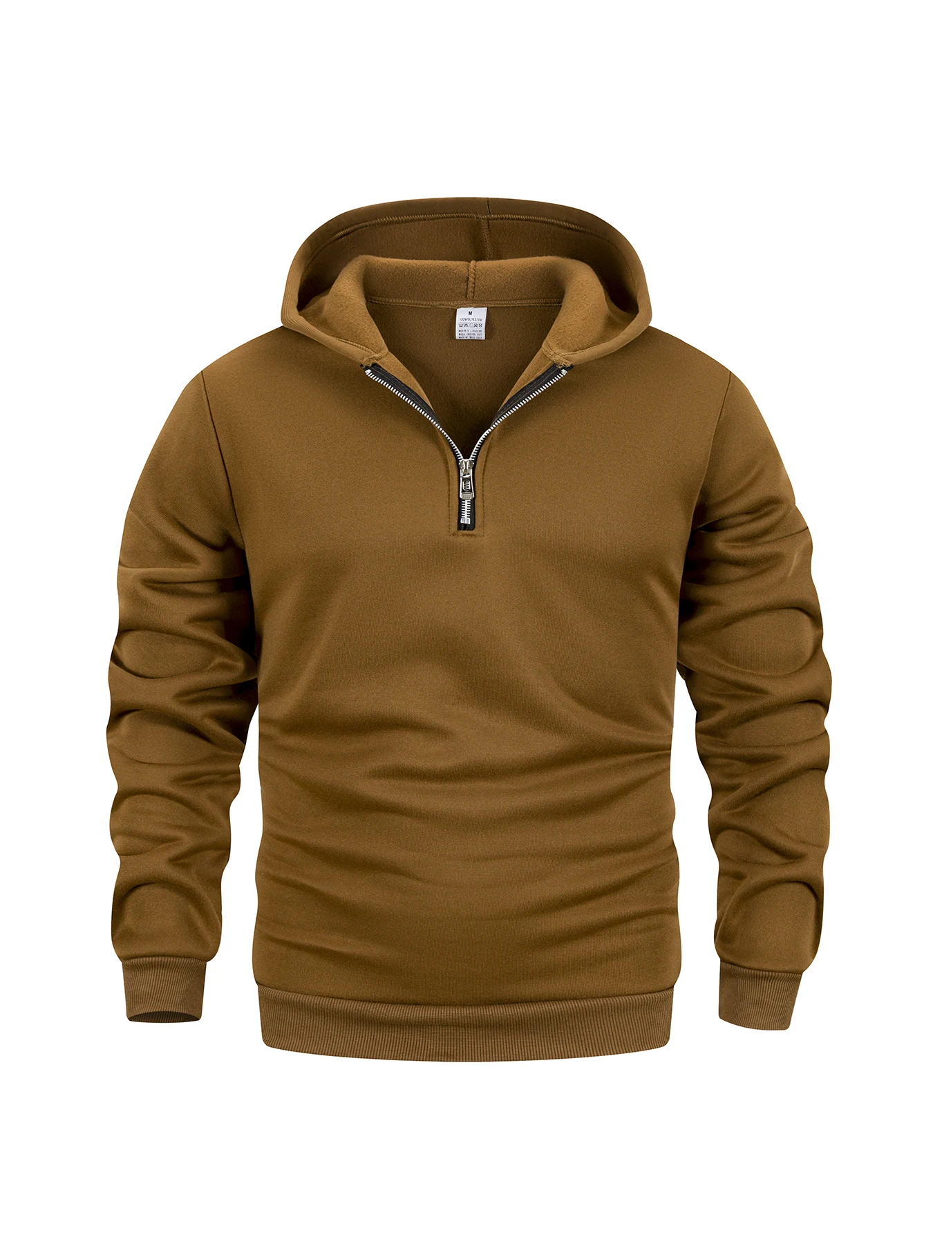 Sweat-shirt à capuche à manche - Mens Fashion Quarter Zip avis et prix