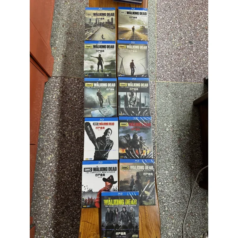 Blu ray Ultra HD American TV Series The Walking Dead Season 1 to 11 Complete 29 Disc Box Set Collection