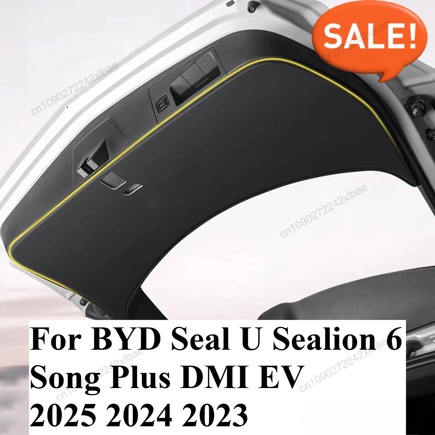 

Car Rear Trunk Tailgate Anti-kick Protective Mat Leather For BYD Seal U Sealion 6 Song Plus Sealion 6 DMI EV 2026 2025 2024 2023