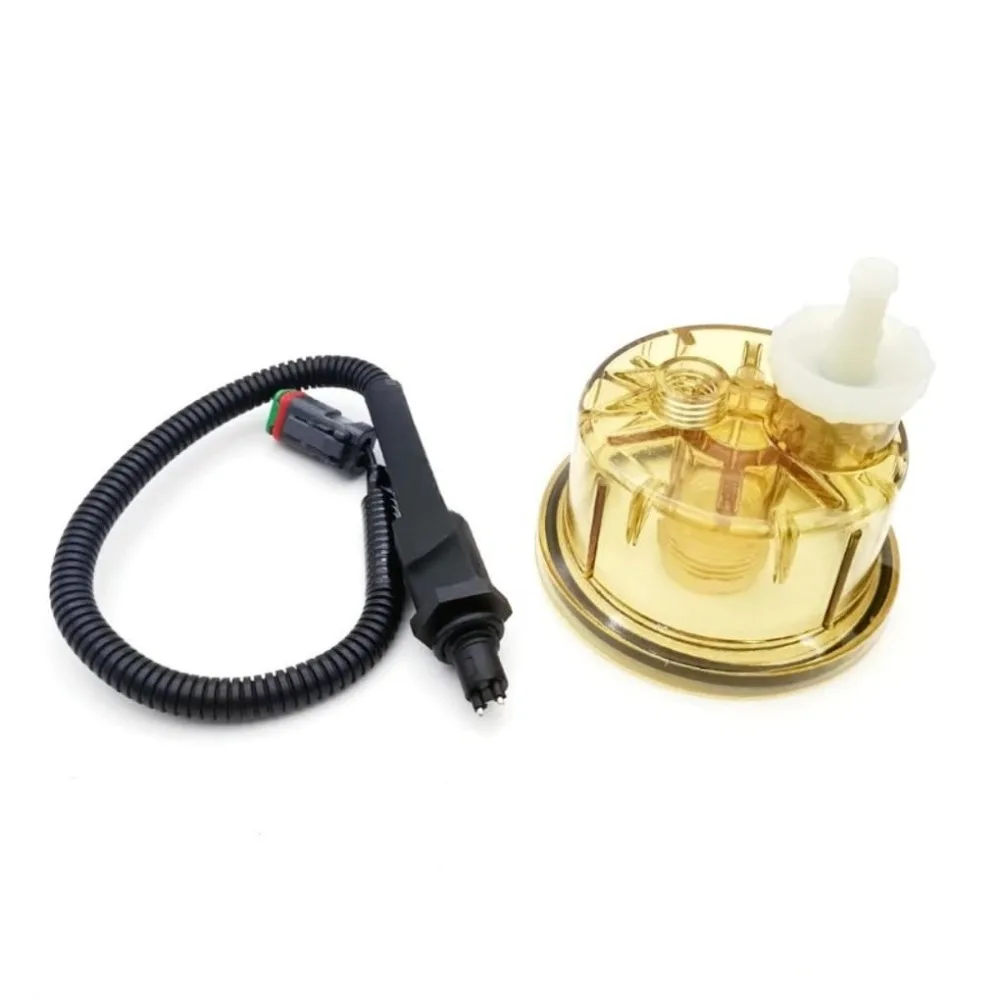 For Fuel Filter Oil-Water Separator Water Cup Sensor - Compatible with Komatsu PC200, PC220, PC240, PC350-8 - 600-311-3720, 3721