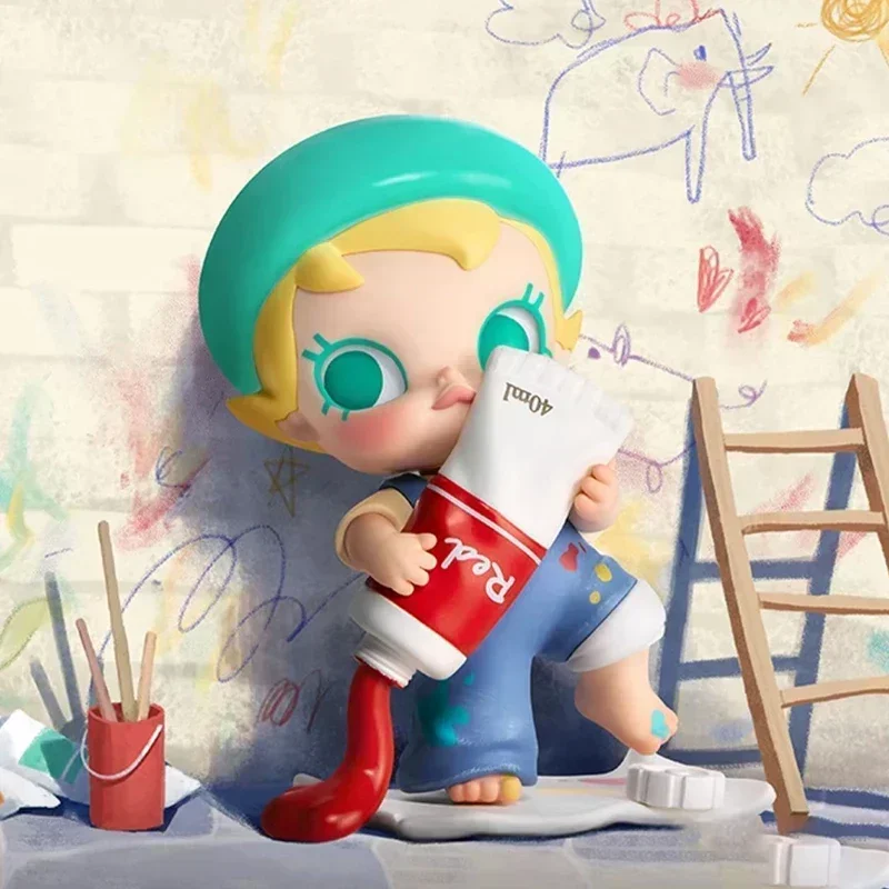 Pop mart bebê molly minha descoberta enorme série na moda cego caixa aleatória brinquedos caixa misteriosa acho saco figura de ação presente surpresa