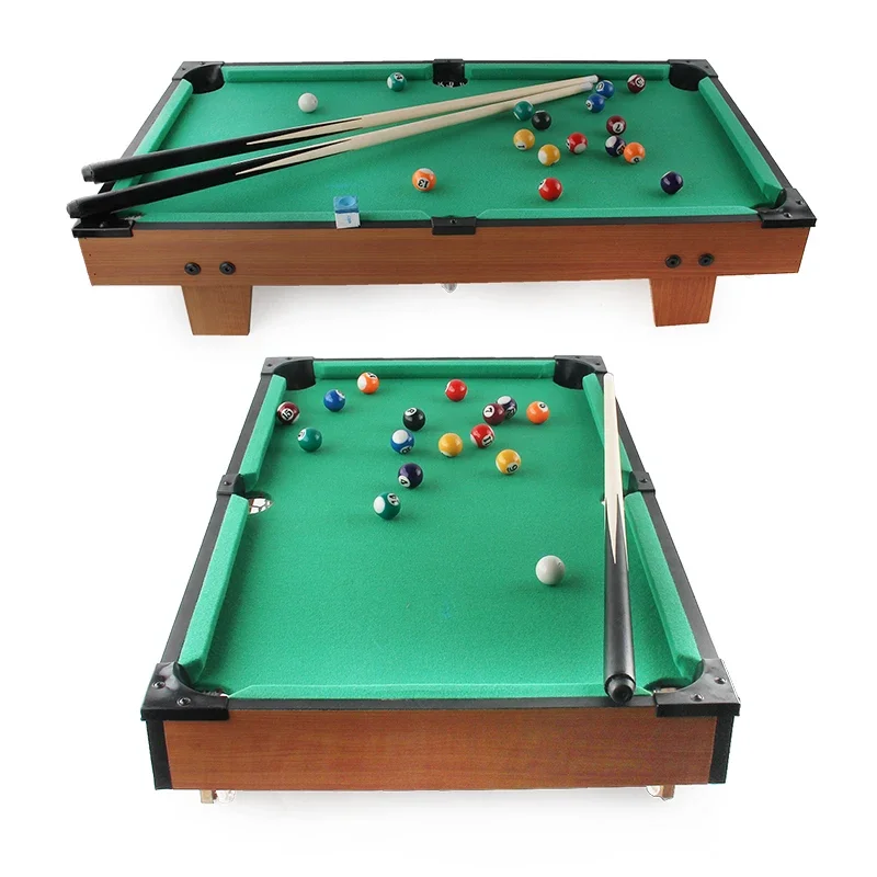 Kids Small Cheaper Wooden Multi Game Interactive Recreational Mini Snooker Billiards Pool Tables Desktop Toys Price for Sale