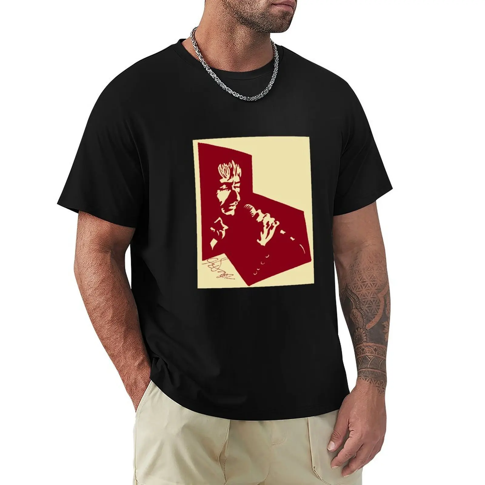 Our Mutual Friend - dark red/light yellow T-Shirt man t shirts for men T-Shirt