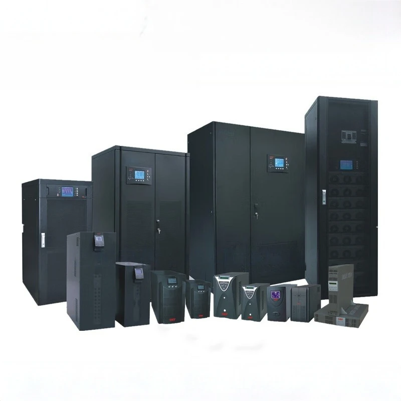 Three-in single-out online 15KVA high-frequency machine external battery