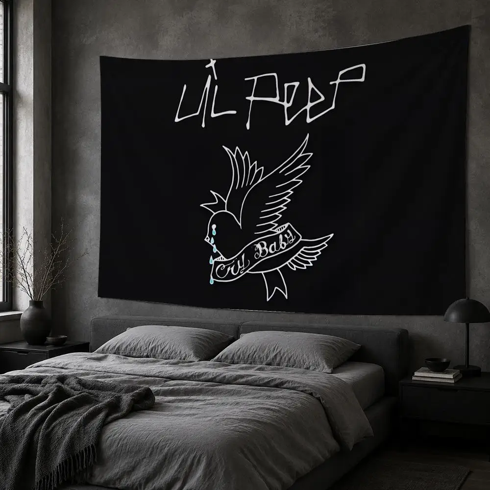 L-Lil P-Peep Tapestry Bedroom Living Room Bar Party House Home Dorm Interior Wall Decor Background Banner