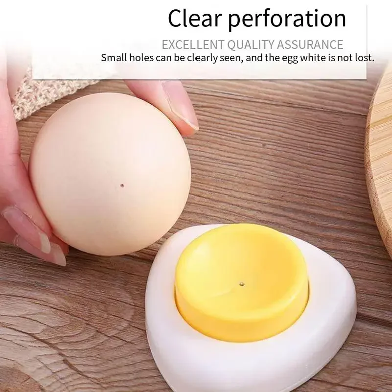 Egg Punch Needle Egg Drill Piercer Household Egg Hole Puncher Anti Crack Egg Tool For Boiled Steamed Eggs Kitchen Cooking Gadget