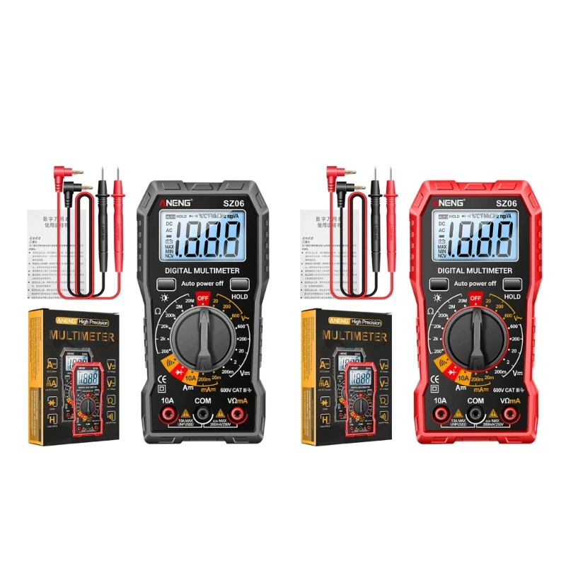 

dwan Multimeter for Measuring Current Readings Monitoring with Digital Screen