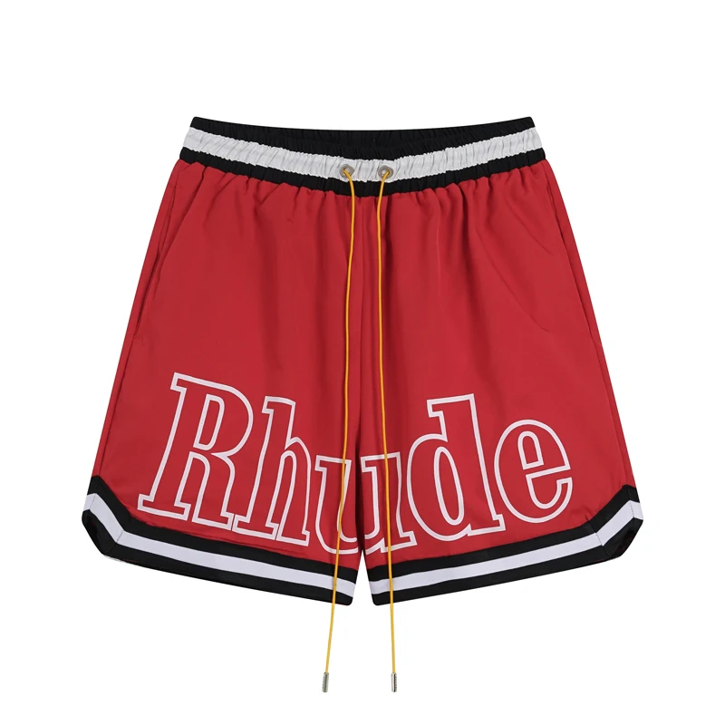 American Streetwear Multiple Colors Rhude Casual Shorts Breathable Loose Sports Shorts