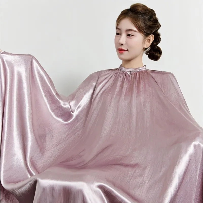 Breathable Anti Static Professional Barber Cape Apron  Barbershop Wai Cloth Styling Accessories Hair Salon Supplies Guest Robe