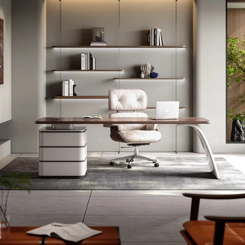Medieval Style Office Desks Modern Hotel Living Room Courtyard Office Desks Homestay Advanced Furniture Schreibtisch Ls40bgz