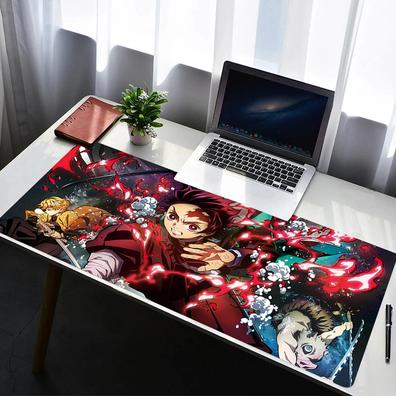 

Mouse Pad PC Non Slip Rubber HD Mousepad Laptop D-demon Slayer Gamer Cabinet Keyboard Pad Office Computer Gaming Desk Mouse Mat
