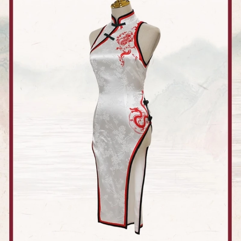 Nian Cosplay Kostuum Spel Arknights Vrouwen Elegante Cheongsam Jurk Rollenspel Kleding Comic-con Carnaval Party Pak Pre-sale