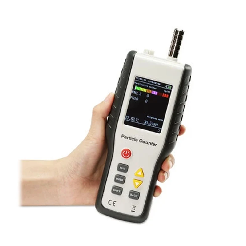 Air Quality  With Measuring PM2.5 PM10 Counting Of Dust Particles Temperature And Humidity Function Gas Analyzer HT-9600