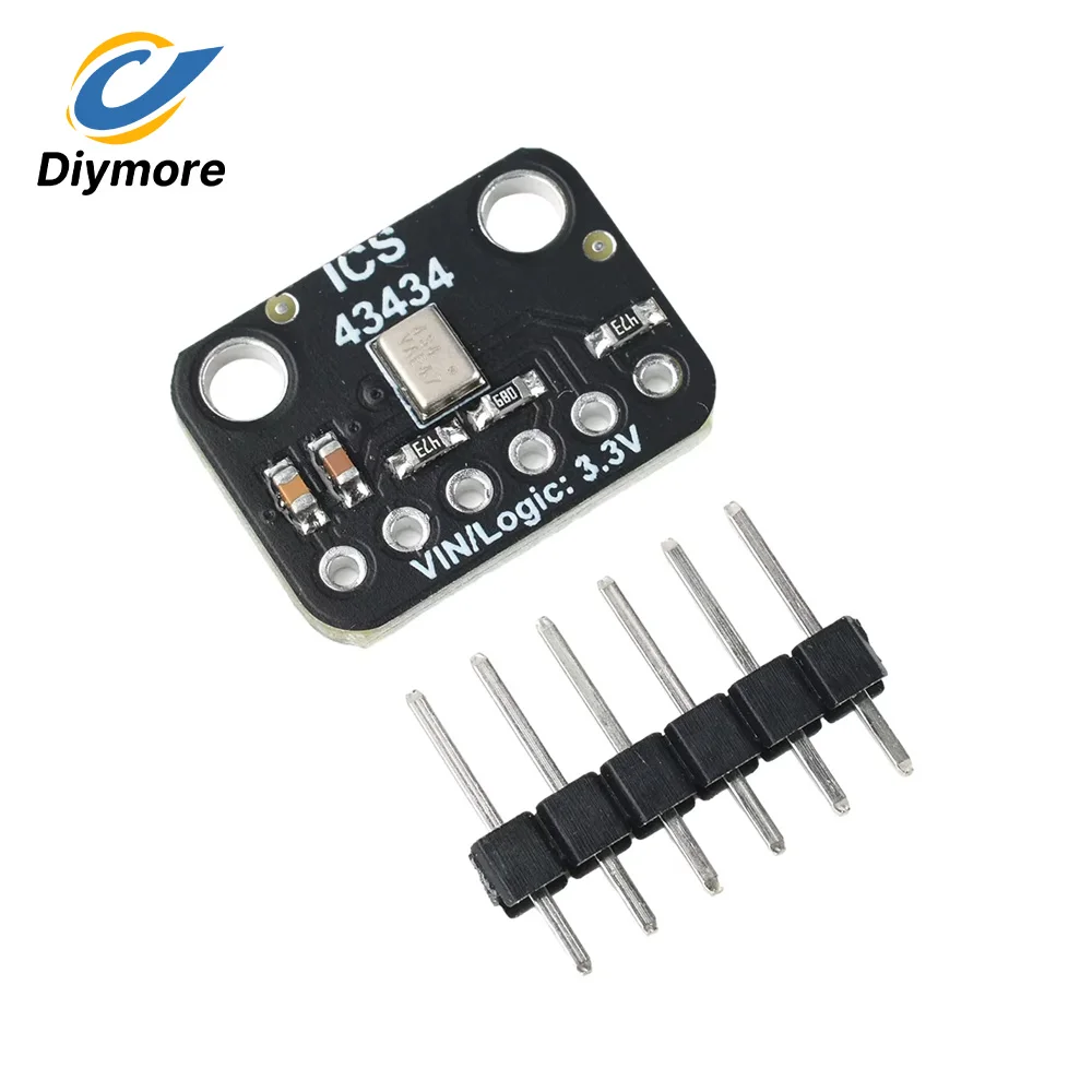 Módulo de microfone digital MEMS ICS-43434 I2S DC 1.5V-3.6V Mini módulo de microfone Breakout Módulo de filtro passa-baixo custo