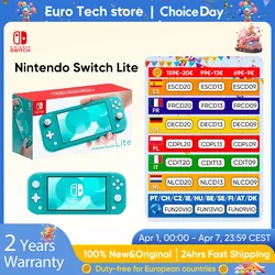 Consolas Nintendo Switch Lite - 32GB Batería 3570mAh 5.5 ''kompakte und leichte integrierte Controller kompatible Spiele