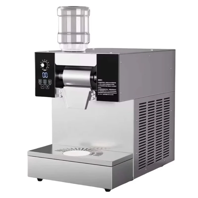 

Commercial Crusher Shaver Electric Monitor Display Snowflake Ice Maker 1200 Watt Stainless Steel Ice Su Machine