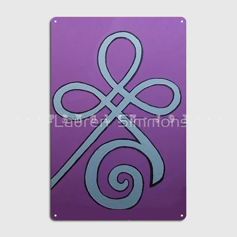 Celtical Symbol Inner Strength Metal Sign Garage Club Plaques Cinema Garage Retro Tin Sign Poster