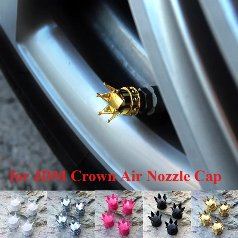 

For JDM automotive general purpose tire nozzle screw cap decorative modified valve core valve cover crown Japan