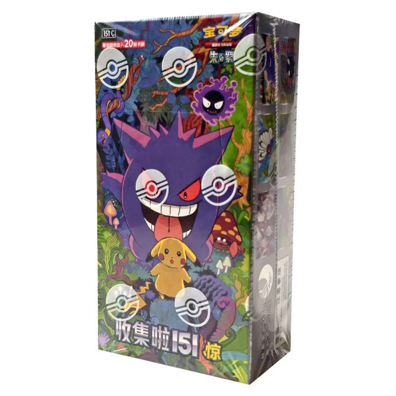 original-100-pokemon-collected-151-surprise-jing-vol3-chinese-version-scarlet-violet-ptcg-precious-card-collectible-toys-gifts