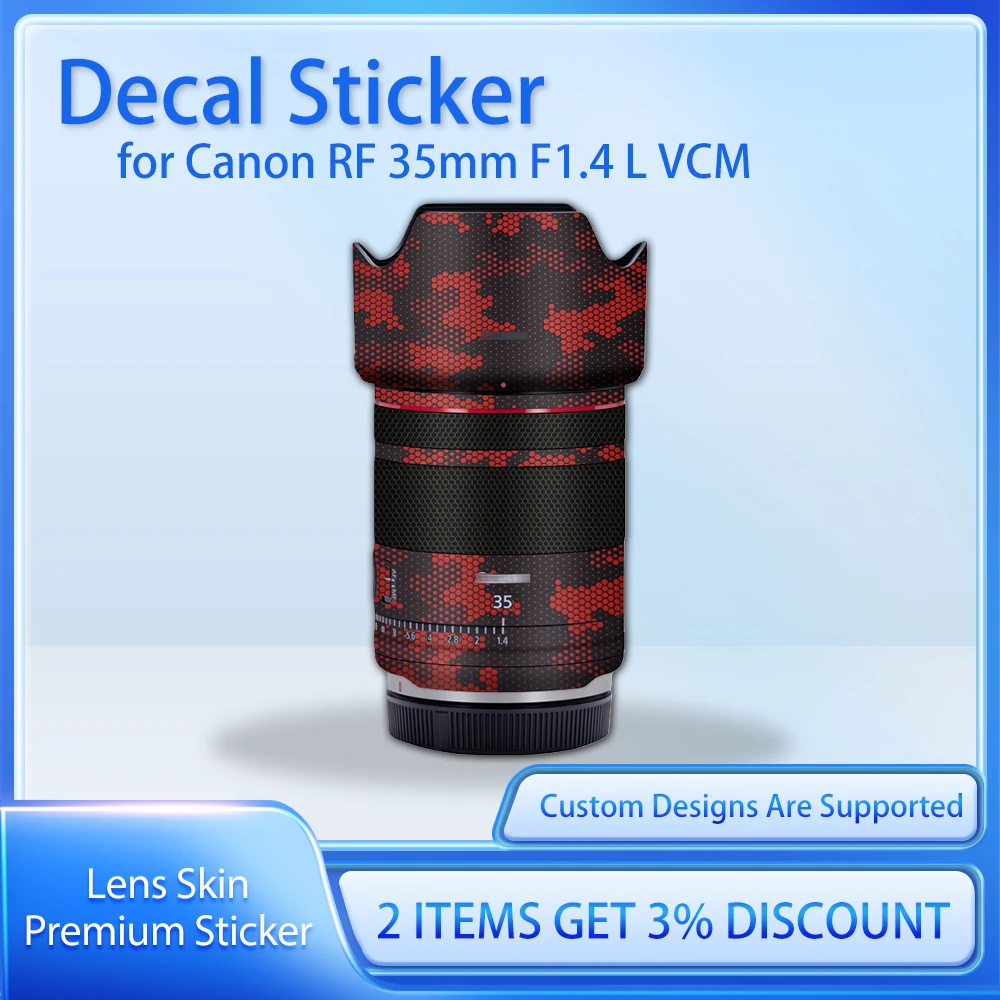 

Для Canon RF 35 мм F1.4 L VCM объектив наклейка на кожу 35f1.4 наклейка на кожу RF35f1.4 защитная пленка защитная пленка для кожи покрытая