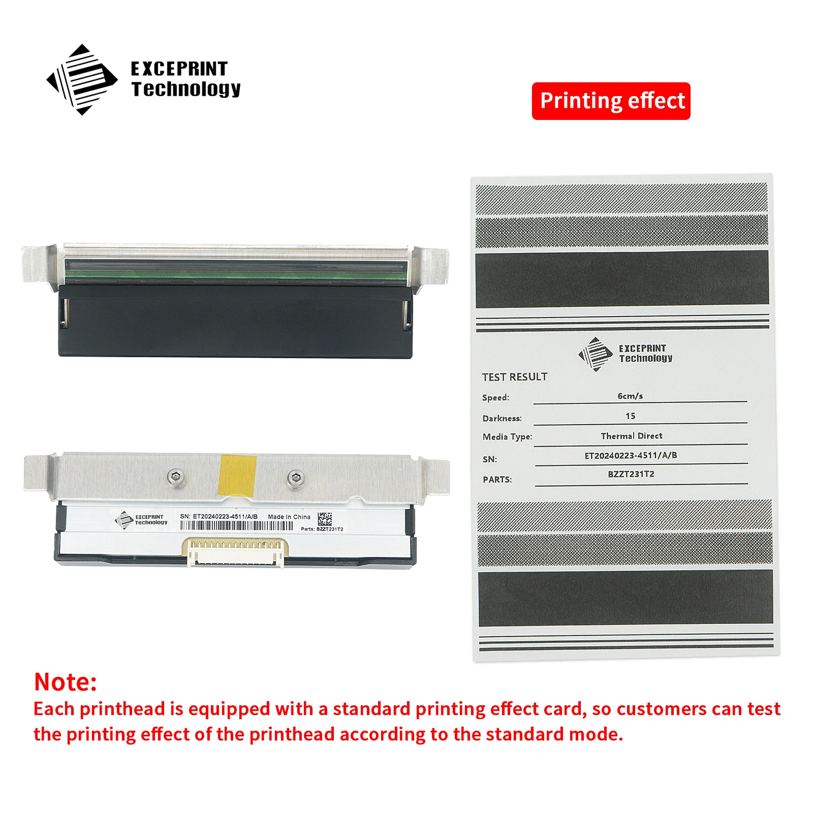 P1123335-012 203dpi Thermal Printhead for Zebra ZT111 ZT211 ZT231 Barcode Label Printer,Brand New