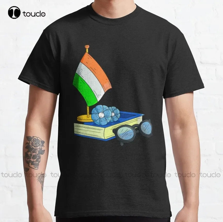 Dr B R Ambedkar In Indian  Classic T-Shirt Anime Shirts Custom Aldult Teen Unisex Outdoor Simple Vintag Casual T-Shirt Xs-5Xl