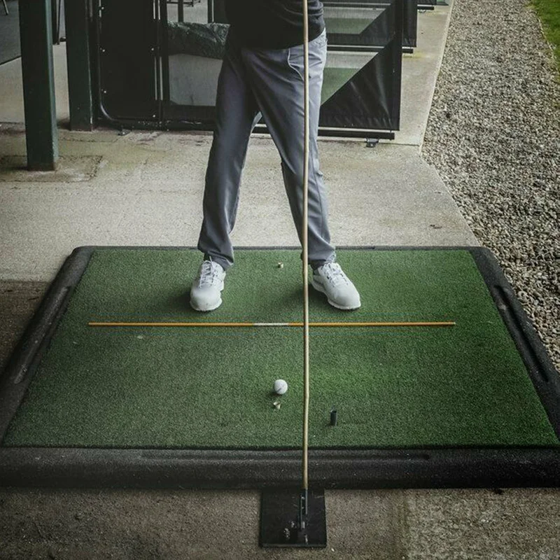 New Professional Iron Golf Practice Plate for Alignment Stick Durable Metal Swing Trainer Training Accessory Dropshipping