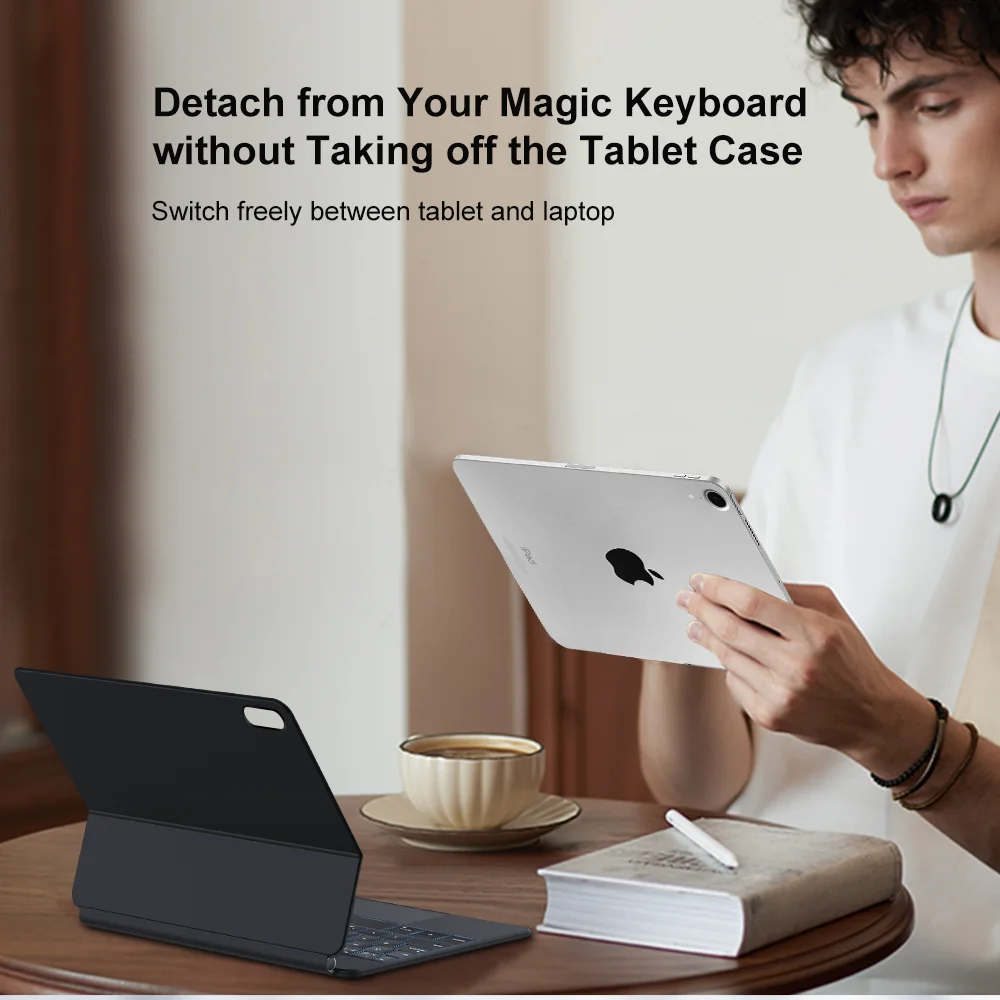 Imagem -03 - Magic Keyboard para Ipad Mini Estojo com Trackpad Retroiluminação sem Fio Bluetooth 6ª Geração 2023