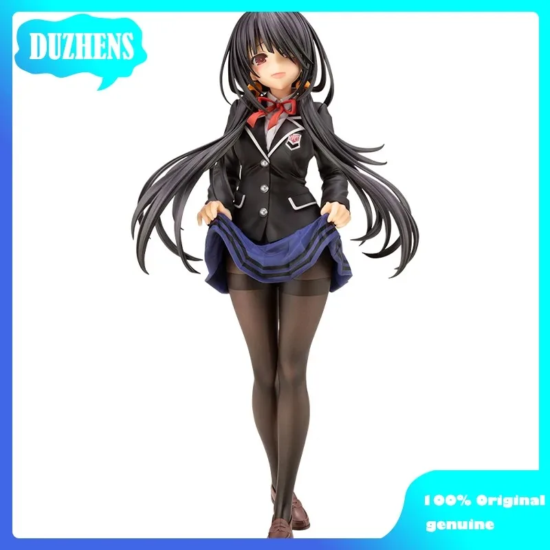 

100% Original:DATE A LIVE Tokisaki Kurumi uniform VER.23cm PVC Action Figure Anime Figure Model Toys Figure Collection Doll Gift