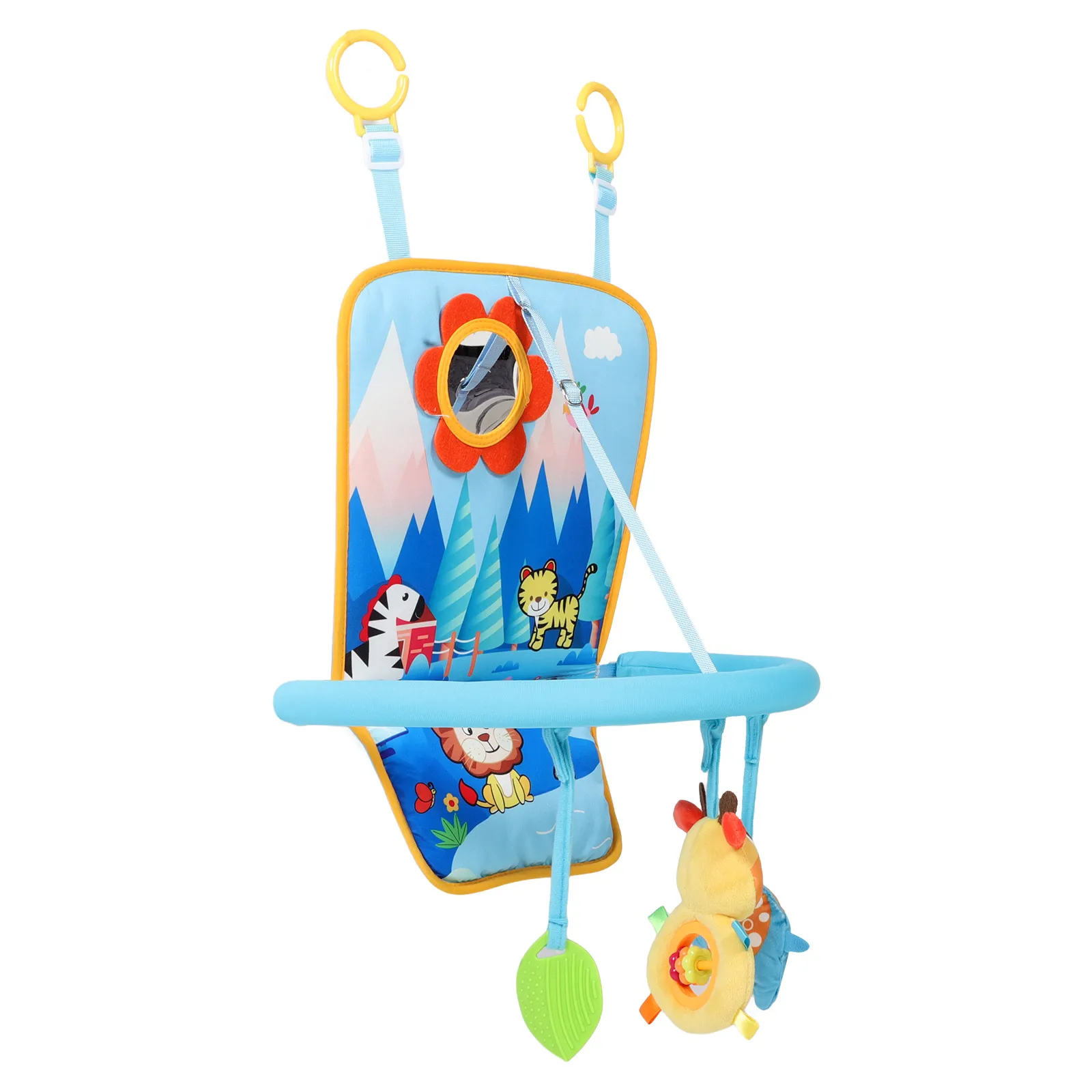 

Baby Kick Pedal Infant Foot With Mirror Educational Toy Toddler Rear Facing Car Seat Lightweight Durable Activity