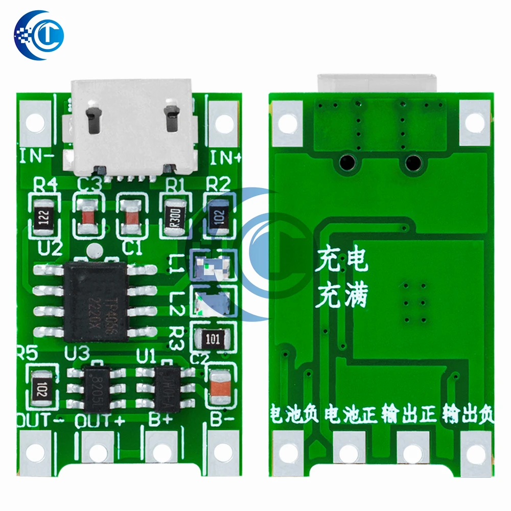 Módulo Cargador Solar 3.6V/3.7V/4.2V: Protección de Batería 18650 - Entrada Micro USB para Li-Ion/LiPo