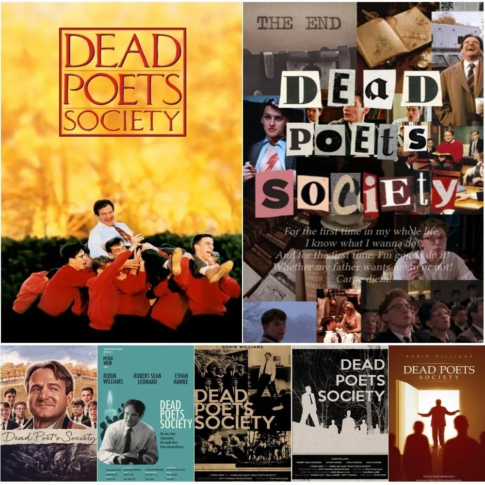 Dead Poets Society Movie Poster Wall Art Print Canvas Painting Bedroom Study Studio Living Room Decoration Room Decor Aesthetic