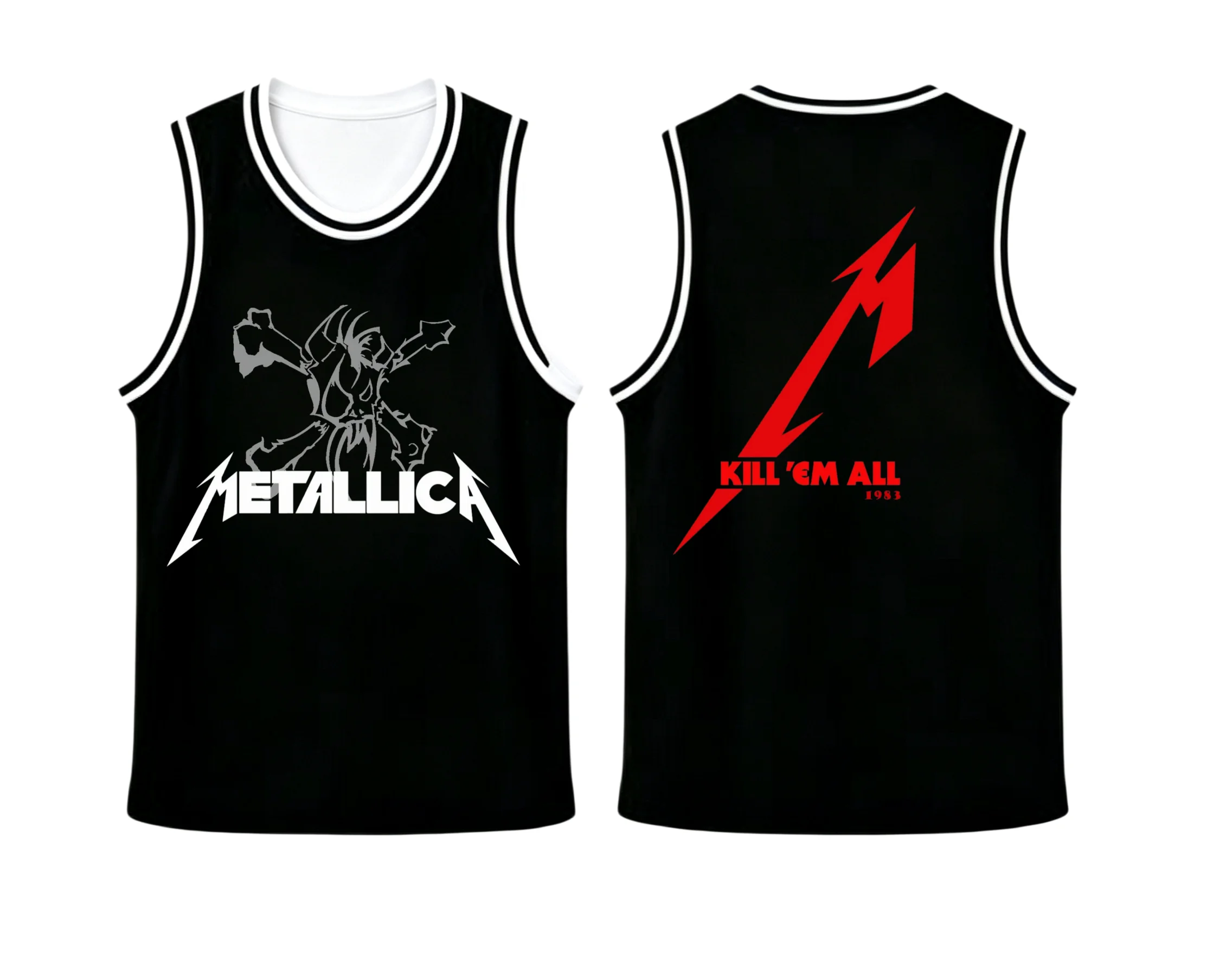 2026 Metallica M72 Rockband 3D Tank Top Family Herren- und Damen-Kurzarm-Fan-Geschenke, atmungsaktives, lockeres Hemd-Oberteil – Detail 3