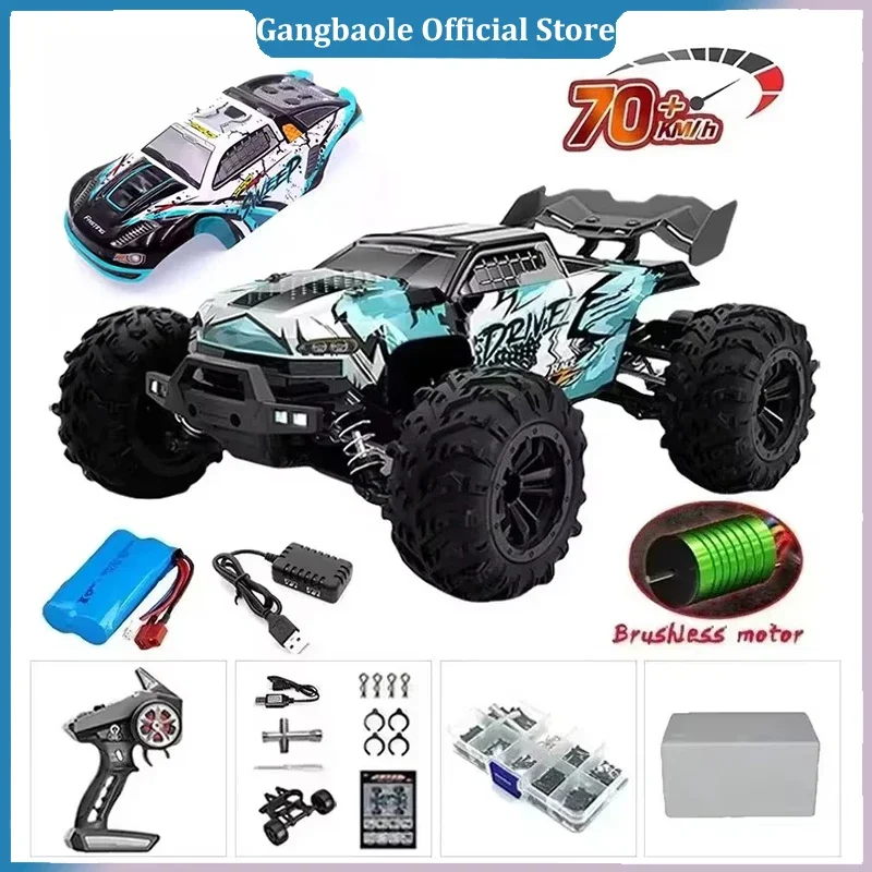 Christmas Gift 1:16 70Km/h or 50Km/h Four-wheel Drive RC Car Remote Control Car High Speed Drift Racing Car Adult Children Toys