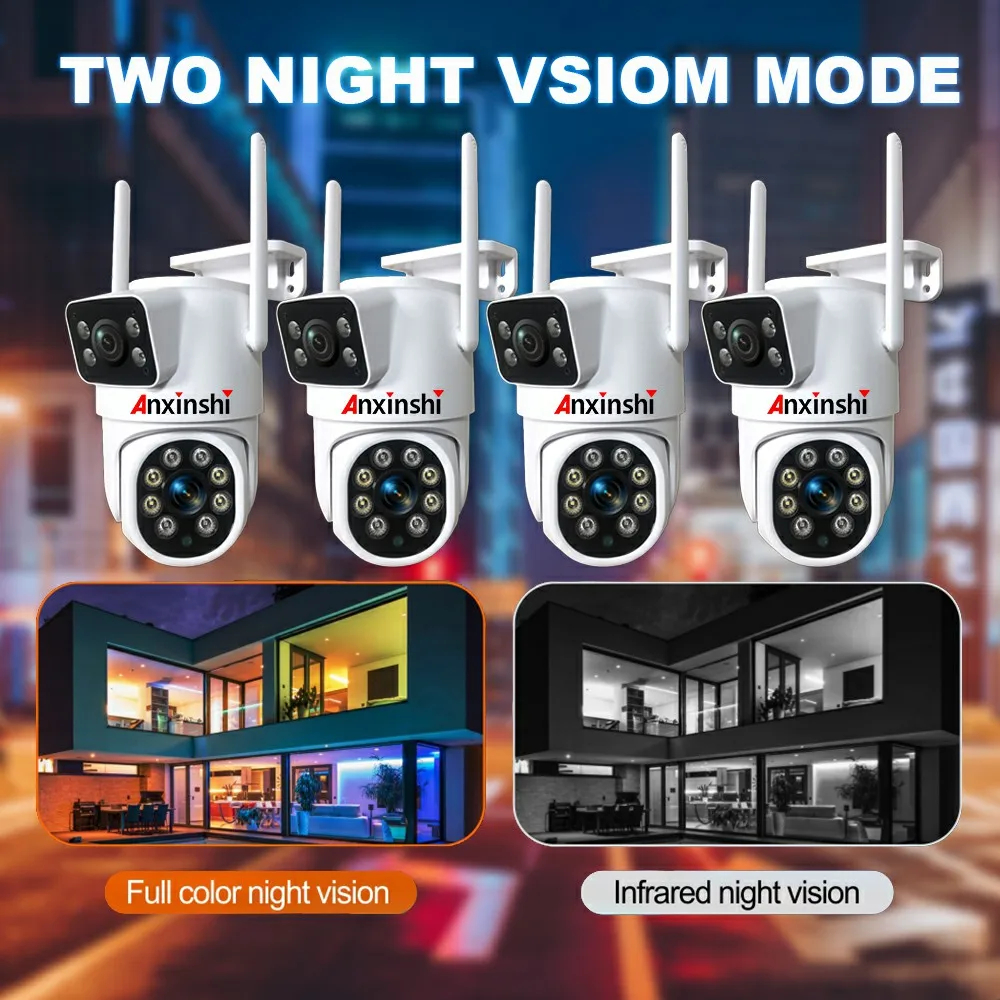 8MP 12.5INCH NVR con cámara PTZ de 2 lentes Wifi 8CH NVR sistema Kit de cámara de seguridad sistema de cámara CCTV