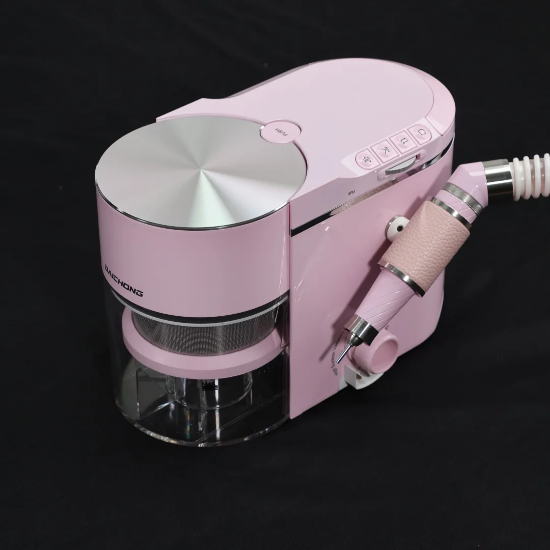 

Lamwo Daichong Modle 2in1 Nail Dust Collector with Drill Powerful Dust Cleaner12000pa Suction Low Noise 35000rpm Digtal Display