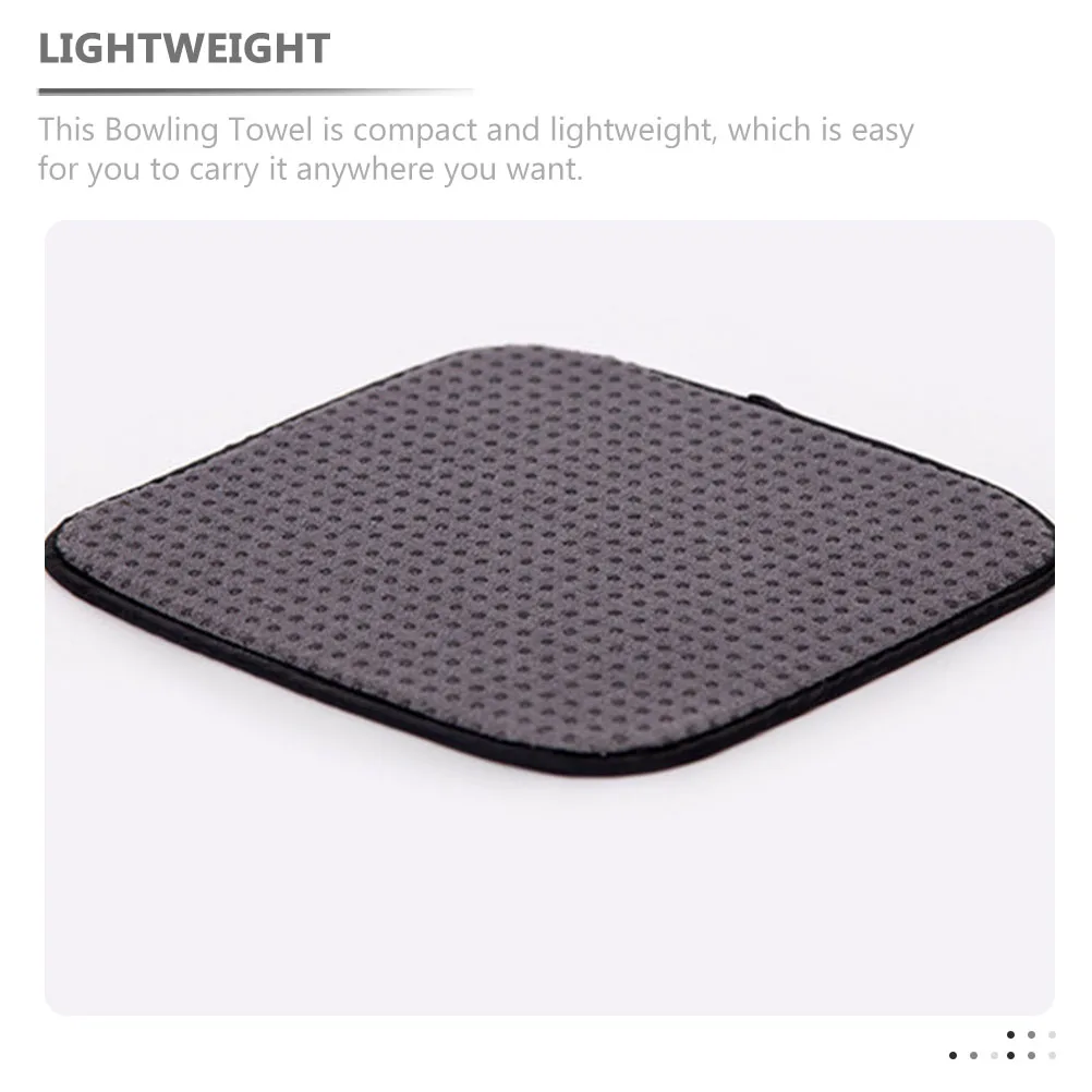1 قطعة منشفة كرة البولينج من الألياف الدقيقة لوحة تلميع احترافية لأداء سلس ملحقات لوازم البولينج المحمولة القابلة لإعادة الاستخدام #4