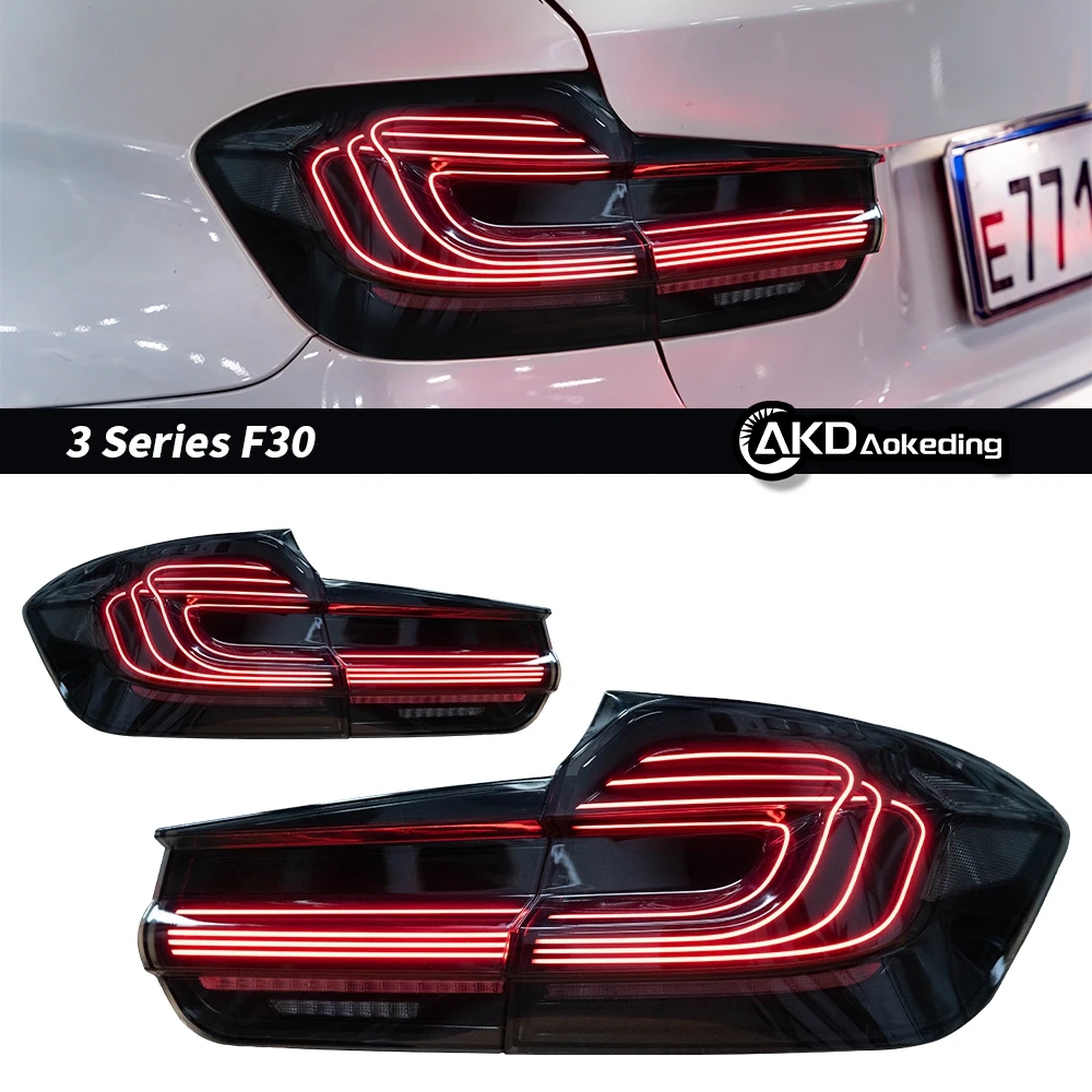 قطع غيار السيارات لسيارات BMW F30 الضوء الخلفي 2012-2019 F35 ثلاثية الأبعاد لمبة خلفية 318i 320i 325i 330i 335i DRL مصباح إشارة اكسسوارات السيارات المعدلة
