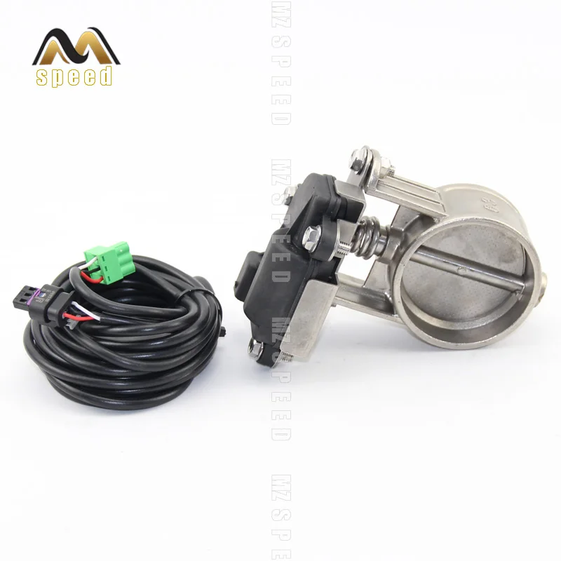 Car attachment Electric exhaust valve 63mm 76mm tailpipe muffler modified for exhaust pipe sound wave regulation