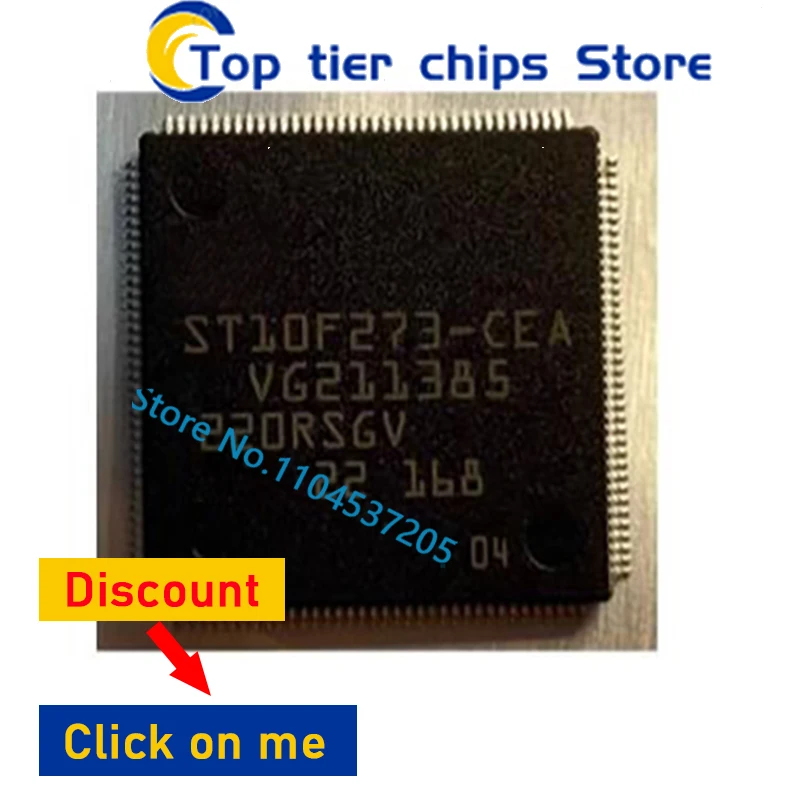 1PCS/LOT NEW  TQFP-144 ST10F273-CFG ST10F273-CEA QFP-144