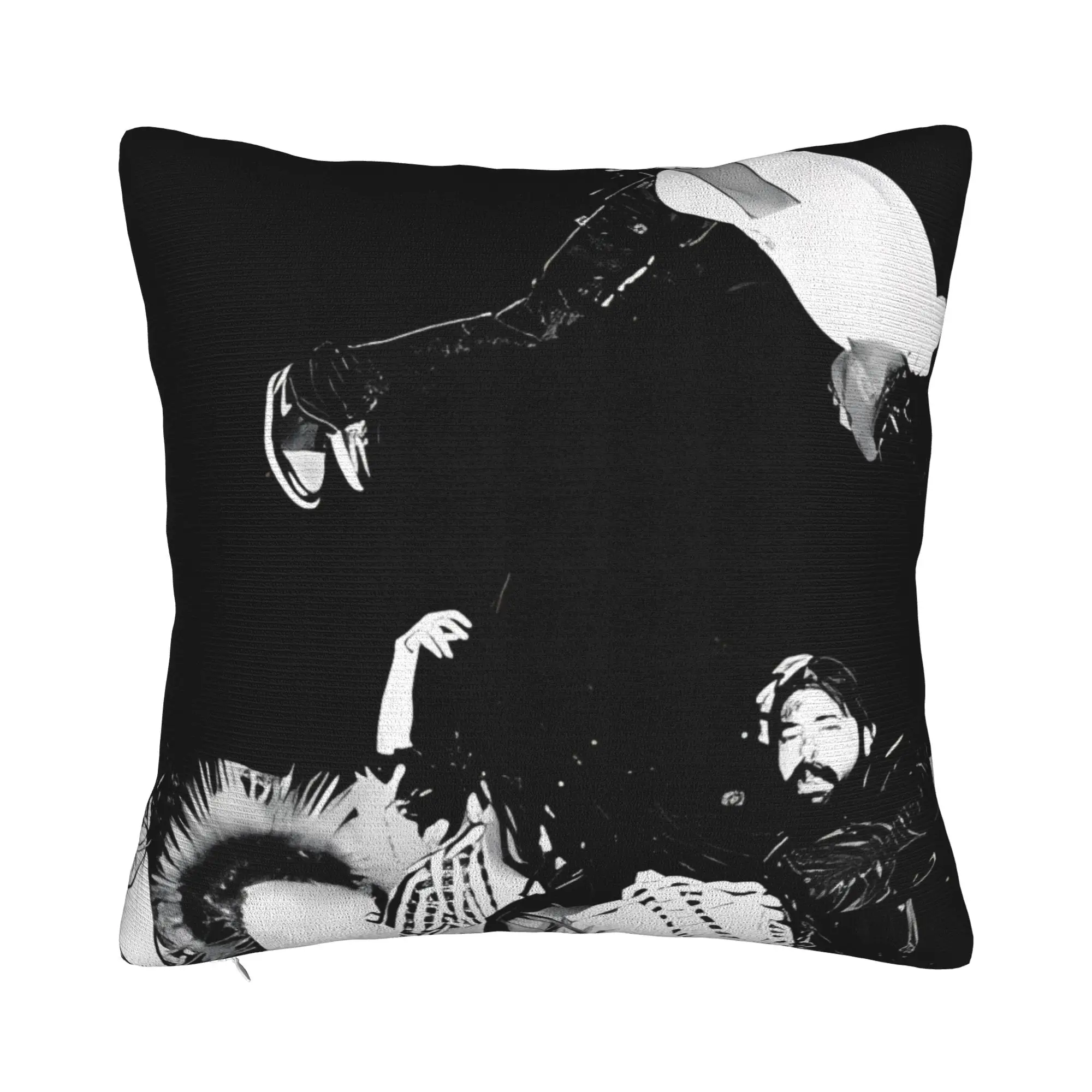 Playboi Carti Die Lit Winter Holiday Farmhouse Home Deco Playboi Carti Pillow Cover Zipper Closure