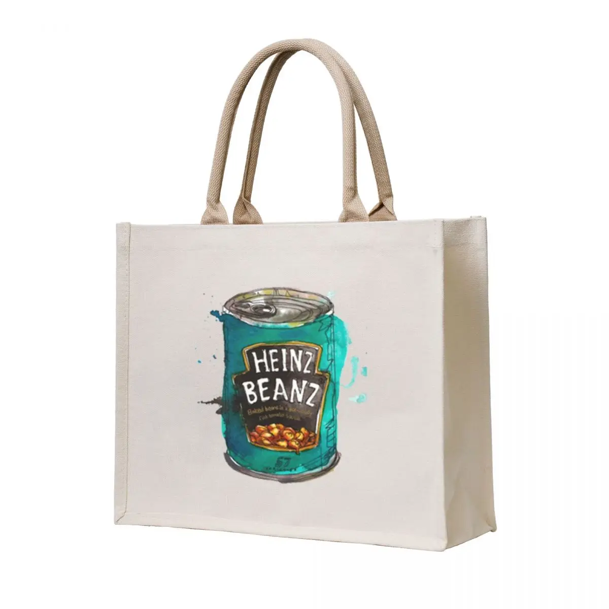 

Heinz Pop: The Caricaturized Andy Warhol Style Canned Food Tote Bag shopping bag logo university shopper bag