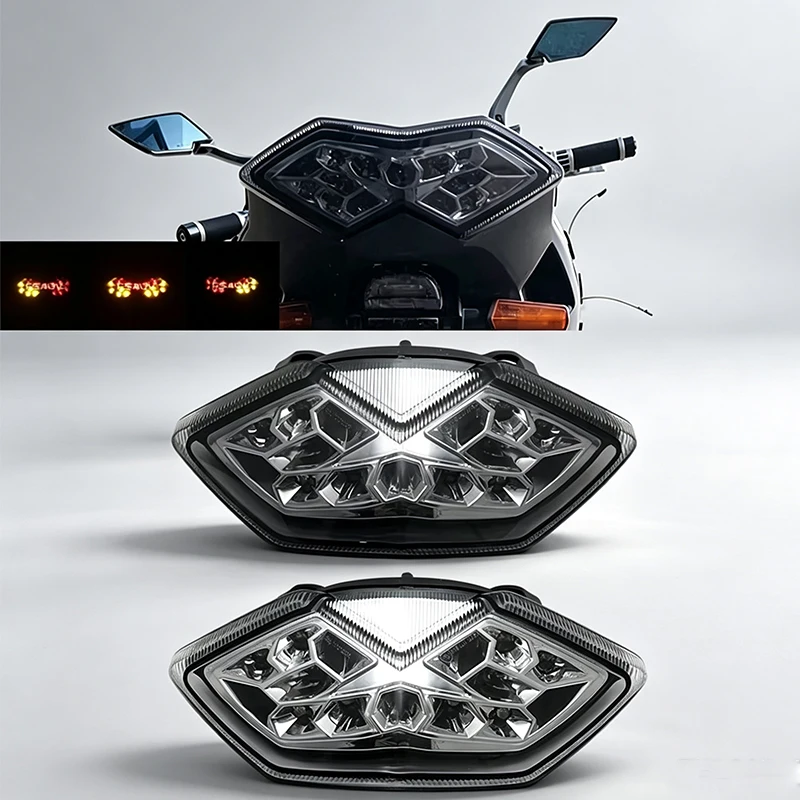 Motorcycle Taillight Rear Tail Light Brake light Turn Signals Integrated LED Stop light For KAWASAKI Z1000 Z1000SX 2010-2013