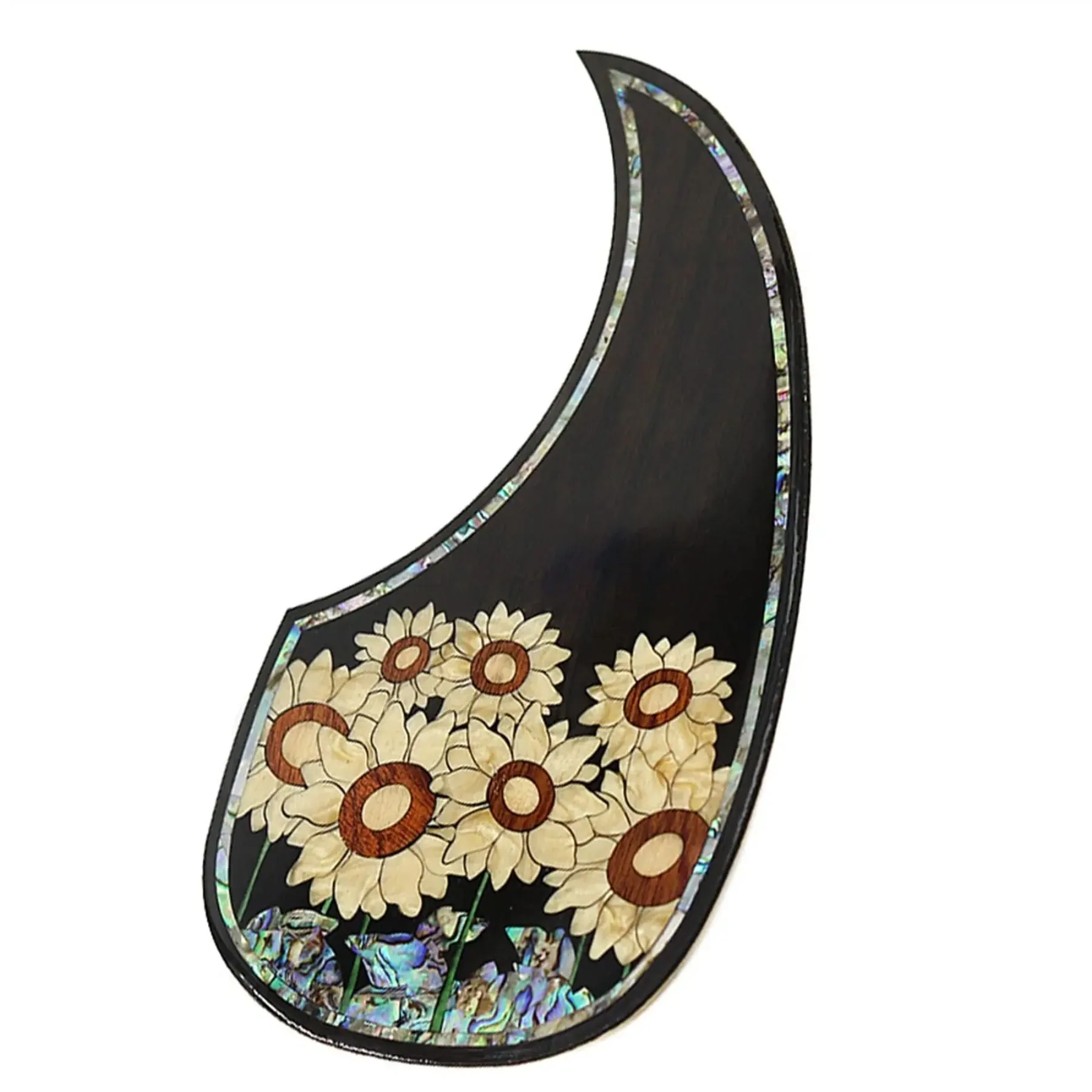 Rosewood Inlaid Shell Acoustic Guitar Pickguard - Beautiful Pattern  for 41