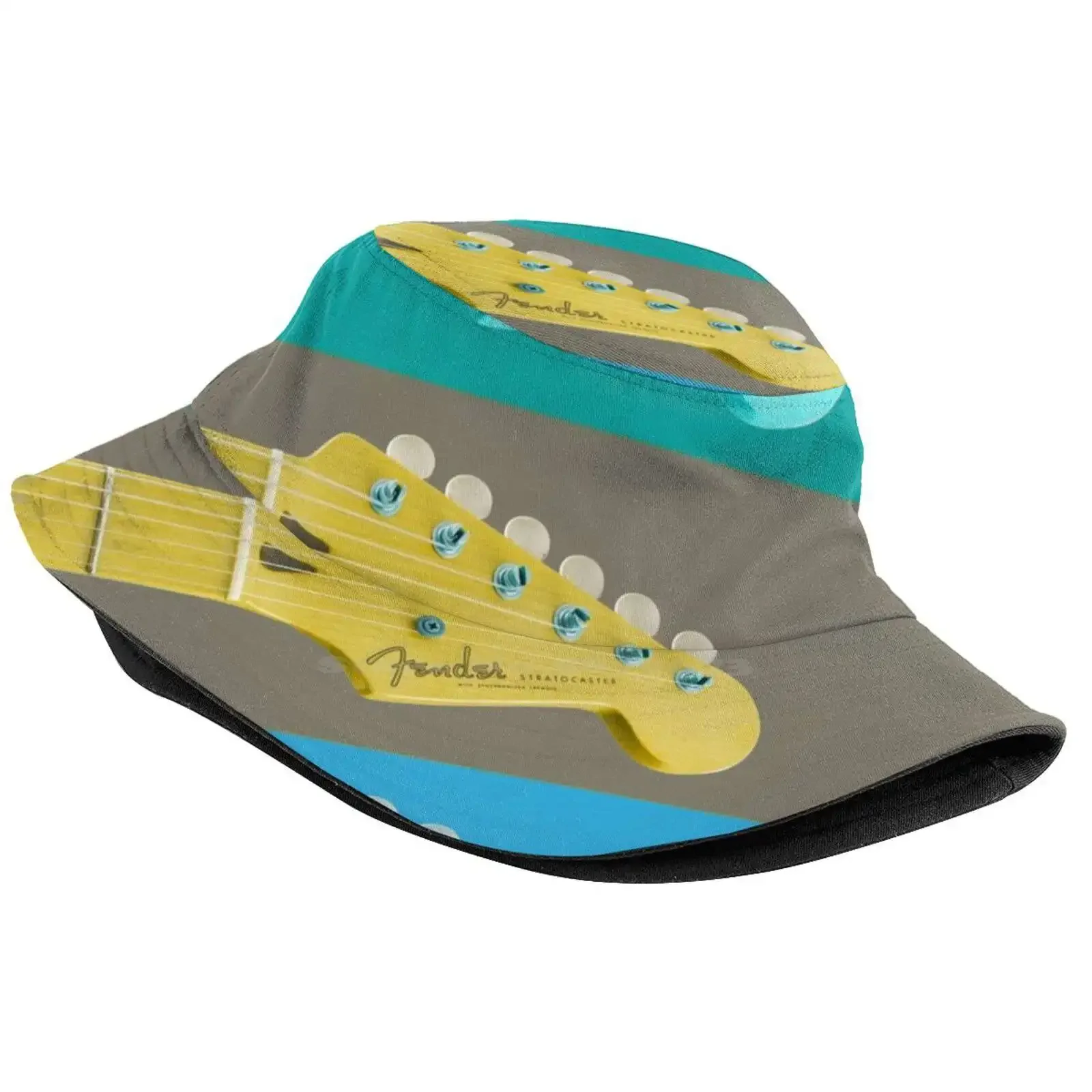 Artistic Guitar 1 Sun Cap Fisherman Hat Bucket Hats Guitar Amplifier Amps Telecaster Stratocaster