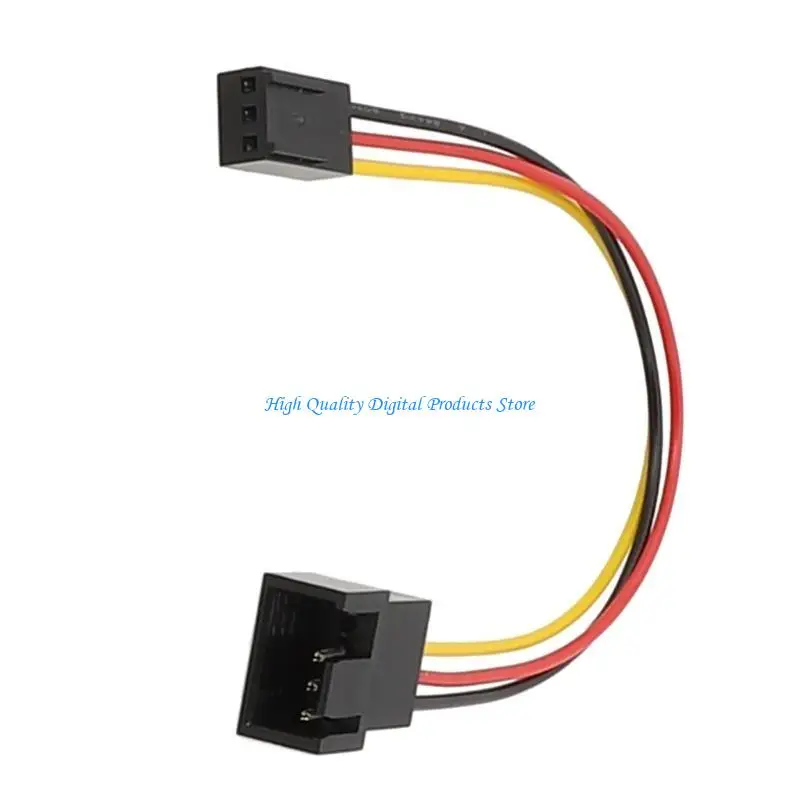 U2JE 15cmファンケーブルアダプタースモール3ピンから4pinコンバーター用コンピューターファンコネクタ
